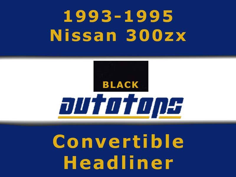 1993-1995 nissan 300zx convertible top headliner head liner