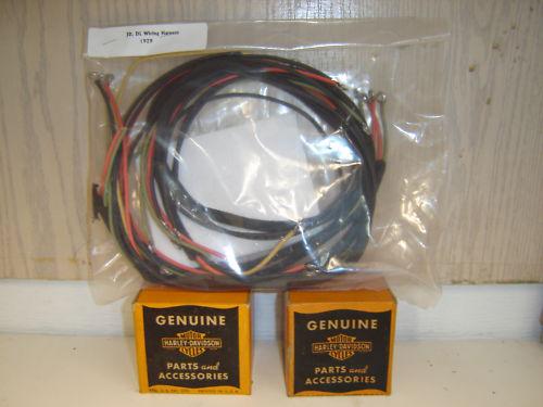 Harley j jd dl wiring harness kit 1929 only twin lamps 