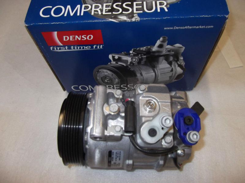 New denso 471-1593 a/c compressor with clutch mercedes-benz genuine oe part