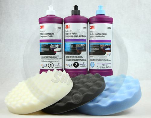 1kit - 3m™ perfect-it™ - buffing & polishing kit 39060, -61, -62, 5723, -25, -33