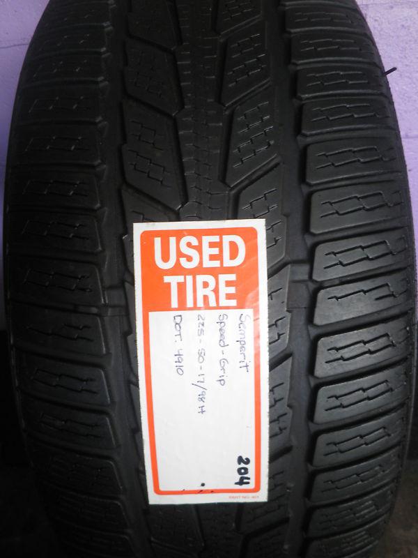Used 225/50r17 semperit 225/50/17 speed grip car tire (204)