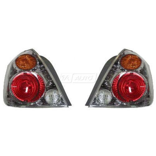 02-04 nissan altima outer taillamps taillights brake lights lamps pair set rear