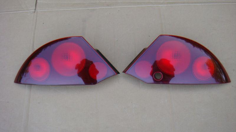 00-03 mitsubishi eclipse all red left & right brake taillight set pair (2) 01 02