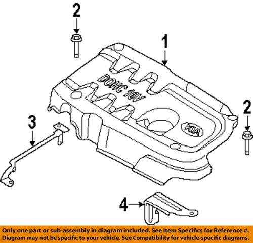 Hyundai oem 2924026635 engine appearance cover-cover