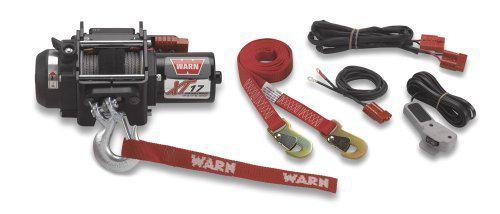 Warn winch xt17 portable atv or motorcycle recovery winch 12v 1700lb pull 85700
