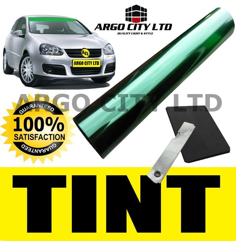 Green sun strip visor tint tinting film windscreen car bmw 3 series estate
