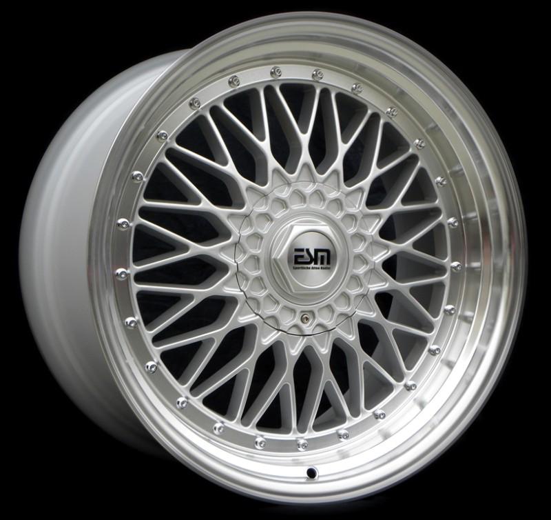 Silver 19x8.5 19x9.5 19" rs style wheels 5x120 5x114.3 esm 002r range rover