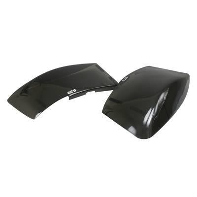 Gt styling headlight covers composilite smoke dodge ram 1500/2500/3500 pickup pr