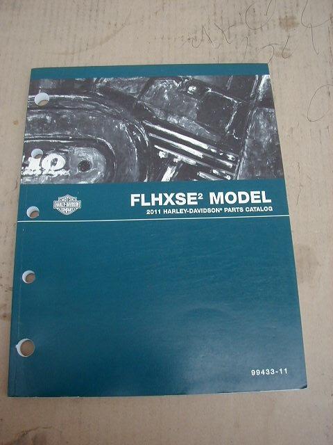 2011 harley flhxse2 parts catalog 99433-11