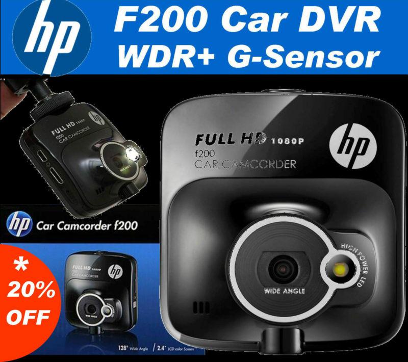 Hp f200 car camcorder car dvr 1080p ★g-sensor ★motion detection ★wdr ★ems ship 