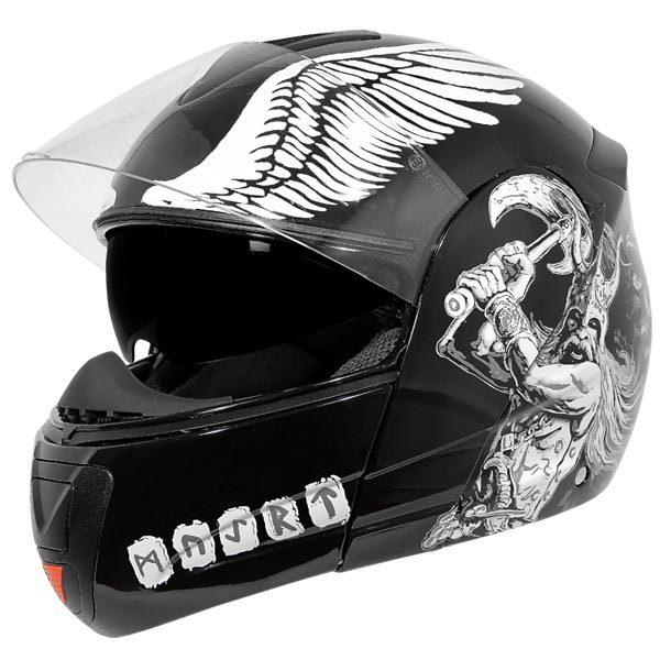 New hawk dot viking god modular helmet motorcycle biker s m l xl