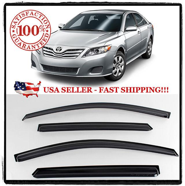 2006-2011 toyota camry new smoke window vent visor 4pcs set