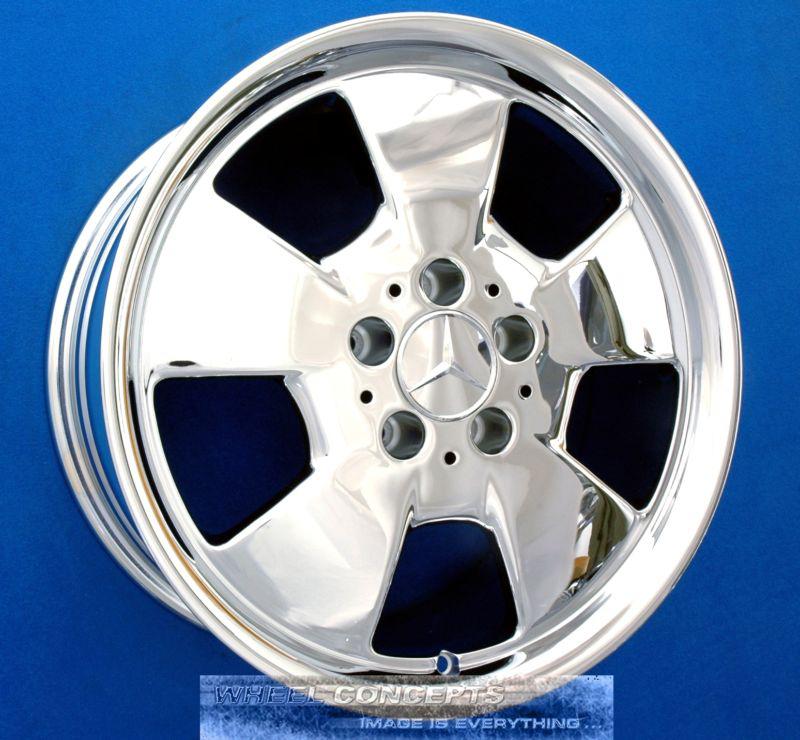 Mercedes sl500 sl600 17 inch chrome wheel exchange sl 500 600 wheels rims