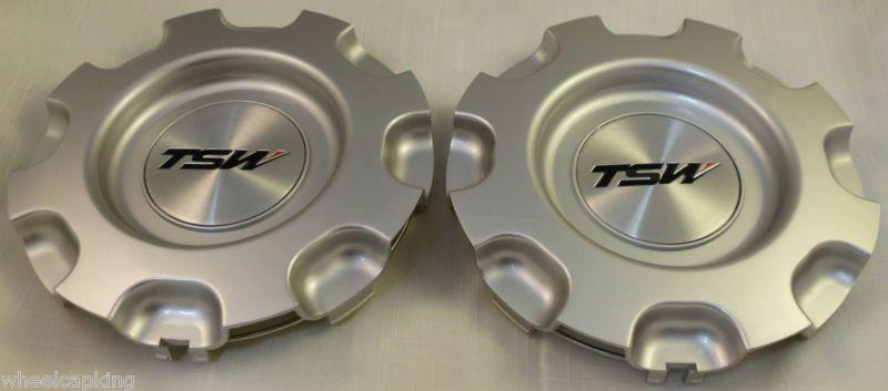 TSW Wheels Silver Custom Wheel Center Cap  # CAP-8762 NEW ONE CAP