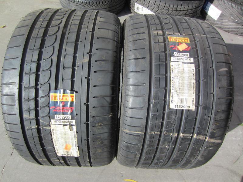 2 new tires size 335/30/20 , 335/30zr20 no pirelli pzero rosso ___great deal ___