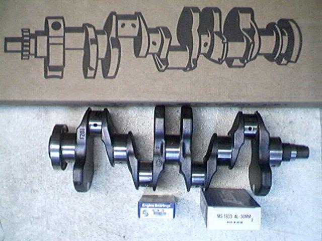 Crankshaft  with bearings for  ford probe 2.2 1989 1991 1992