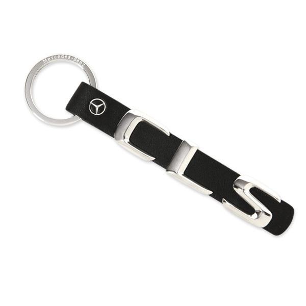 New genuine mercedes cls-class leather key ring chain cls500 cls550 cls55 amg