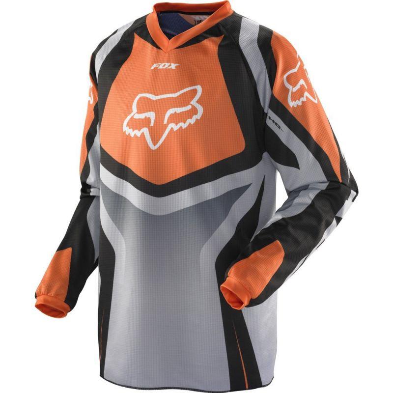 01066-009 fox motorcycle  mx atv offroad youth race orange jersey