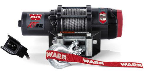 New 2500lb warn rt25 winch w/mounting bracket for trx420 & a synthetic rope