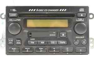 02-04 crv cassette 6 disc cd player radio oem lkq