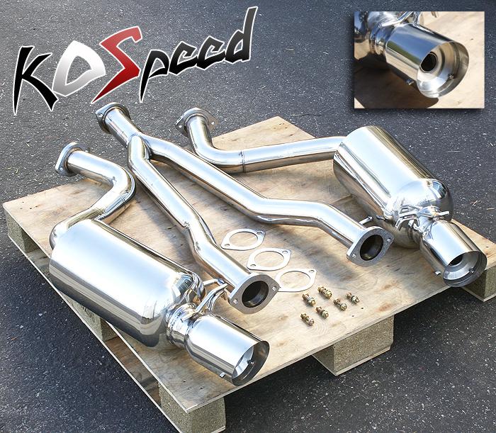 Dual canister stainless catback+y-pipe exhaust 98-05 lexus gs300/400/430 2jz/1uz
