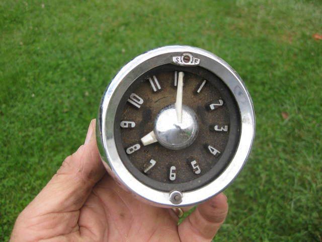 Original 1954 pontiac clock