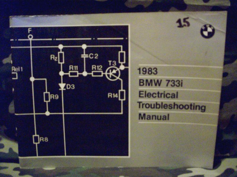 1983 bmw electrical troubleshotting manual 733i