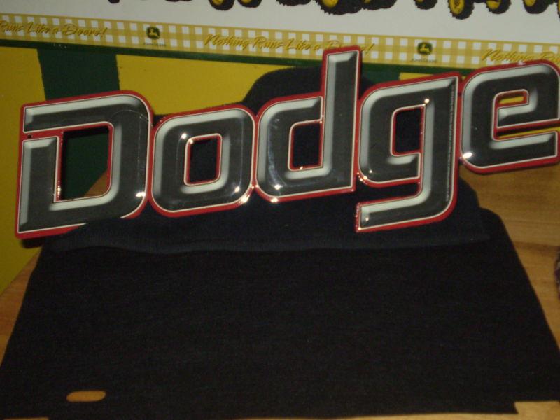 Large 17" dodge metal sign,dodge shop,garage,man cave dealer