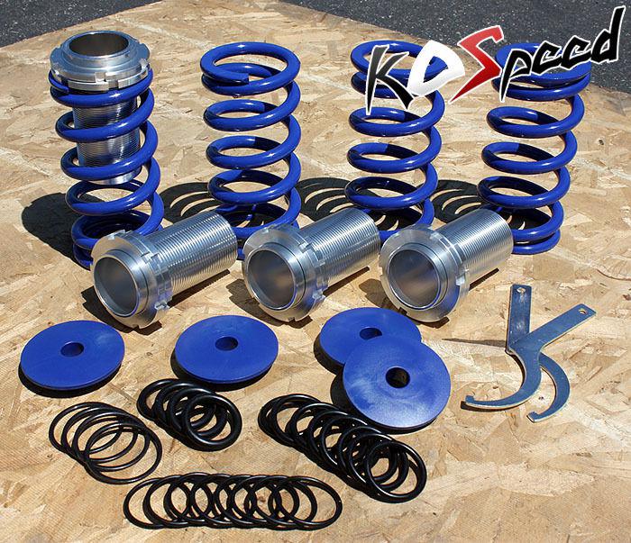 1-4" adjustable blue suspension coilover springs/spring front+rear eg eh ej ek