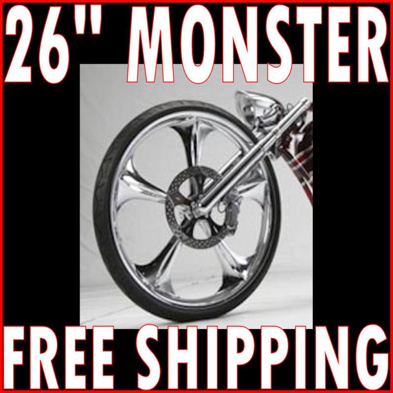 Vee rubber monster 26" vrm302 120/50-26 front tire harley chopper touring custom