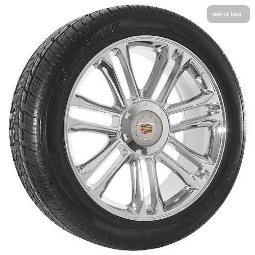 20" inch platinum edition cadillac escalade chrome wheels rims and tires