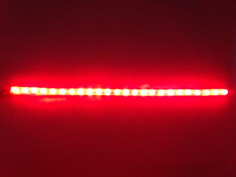 10x 24cm waterproof led flexible neon strip light for car/truck(red)