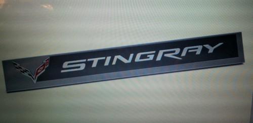 2014 corvette stingray door sill plates, stingray logo gm # 23146465
