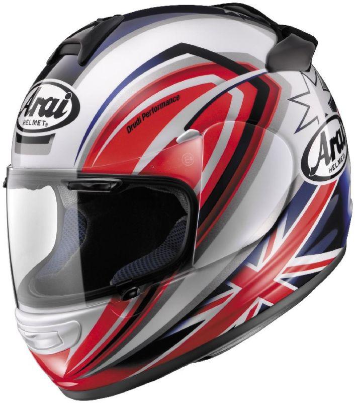 New mens arai vector-2 parkes motorcycle helmet xs extra small