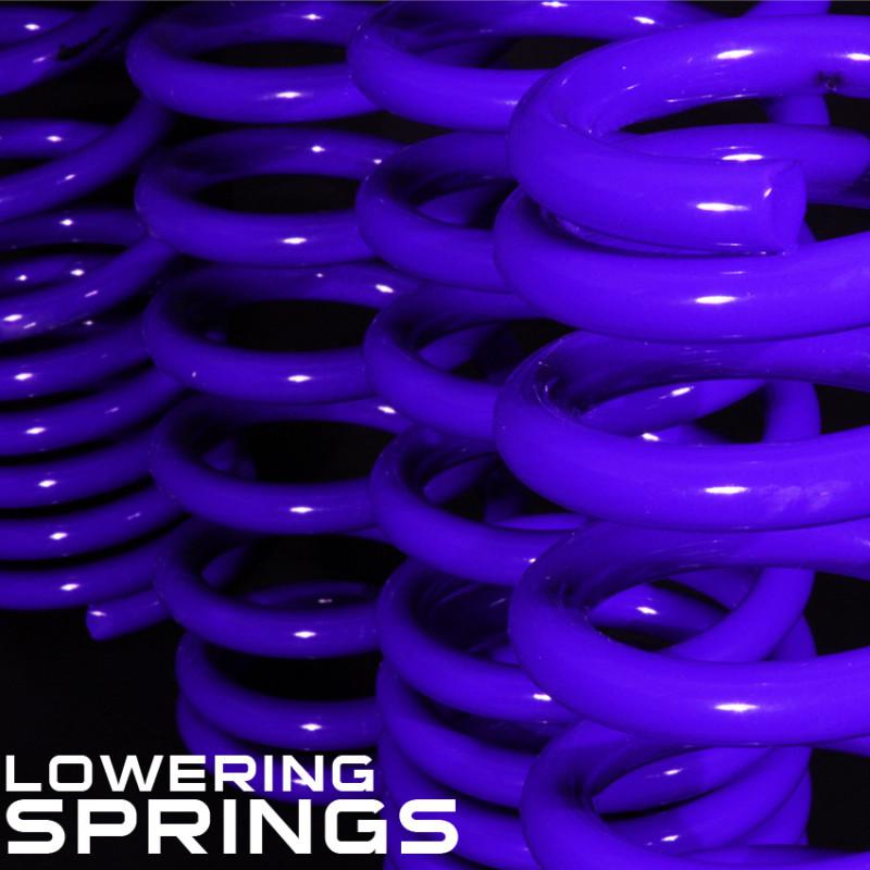 92-96 honda prelude purple lowering suspension springs vtec h22 jdm bb1 si sh