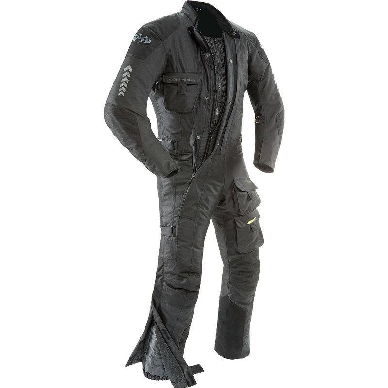 Joe rocket survivor black large 1 piece textile motorcycle suit lrg lg l