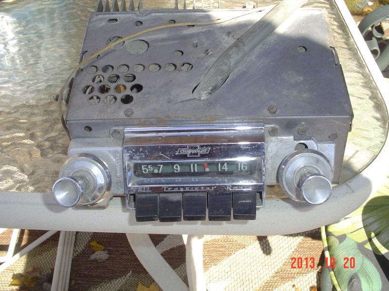 1962 chevy impala delco am/pb radio with original knobs tested and works great