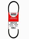 Bando usa 3pk715 serpentine belt