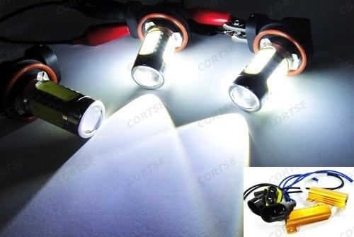 H10 9145 cree led projector fog light drl headlight 16w 9140 error free resistor