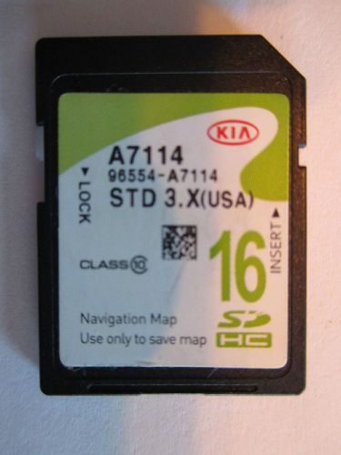 2015 kia forte navigation sd map data card part 96554-a7114 . latest update