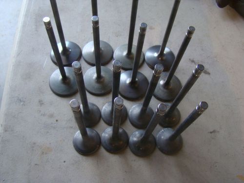 Manley titanium steel tipped nascar valves 2.180 &amp; 1.625 nascar sb2