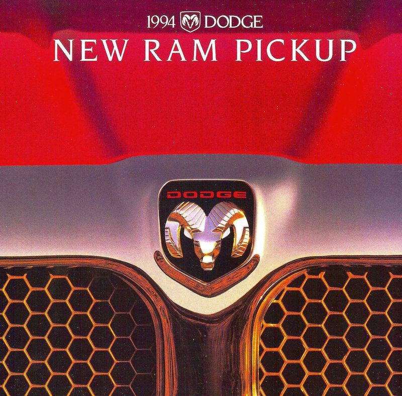 1994 dodge ram pickup brochure-1500 2500 3500-cummins
