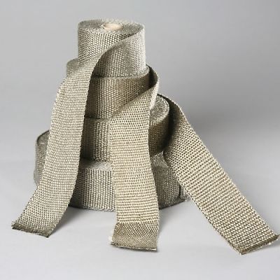 Hooked on products htr001-25 high temp thermo-mag exhaust wrap (titanium)- 25ft