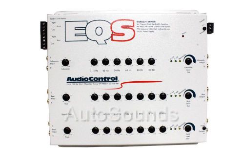 Audiocontrol eqs (white) 6 channel 13 band graphic equalizer eq new