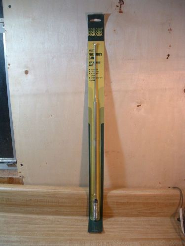 New replacement am/fm stainless steel antenna mast ~ telescoping, 3-section, 40&#034;