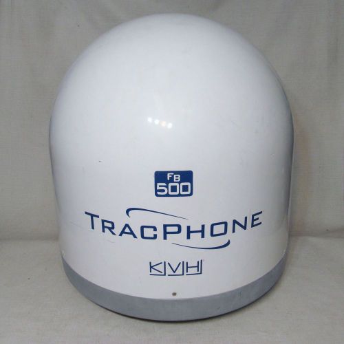 Kvh tracphone fb-500 fb500 thrane &amp; thrane dome marine antenna great condition