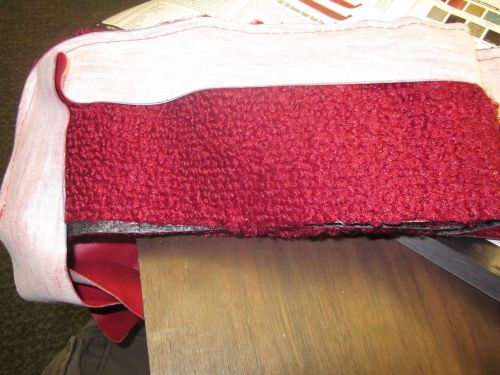68-69 camaro door panel carpet-red