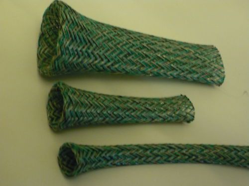 1/2 braided expandable sleeving green camo 25ft