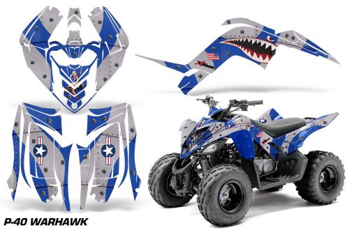 Yamaha raptor 90 amr racing graphic kit wrap quad decals atv 2009-2015 warhawk u