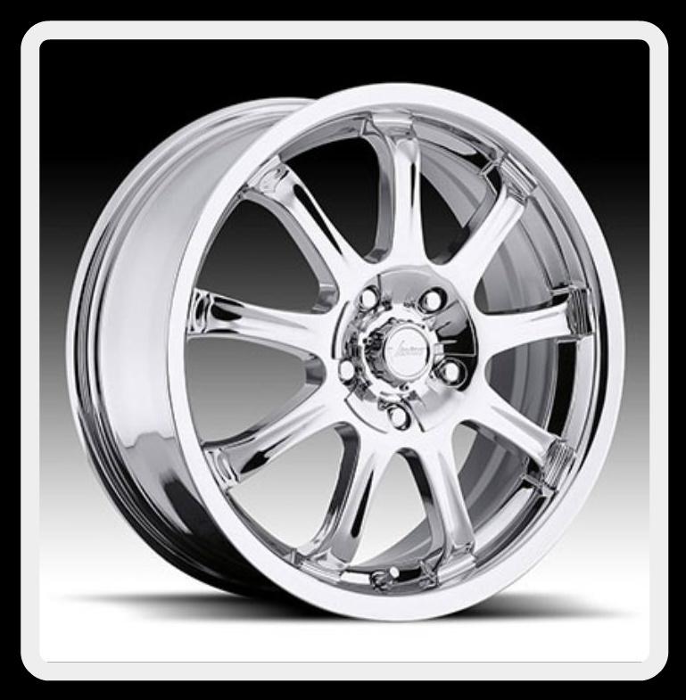 17" vision 424 4x100 cobalt integra civic accord chrome wheels rims free lugs